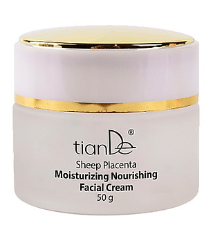 Овлажняващ крем с подхранваща основа Sheep Placenta 50 гр снимка