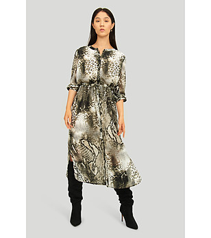 Рокля със животински принт снимка