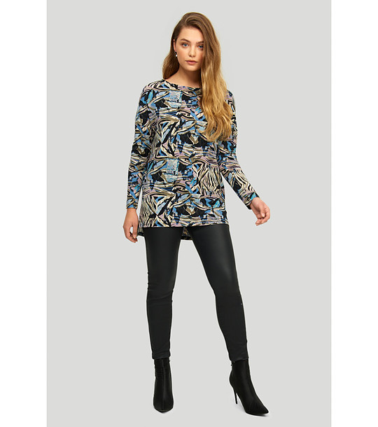 Многоцветна туника с принт снимка