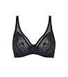 Сутиен в черно и синьо с дантела MY CHÈRIE-2 снимка