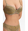 Зелено-златист сутиен с подплънки LUMINOUS-3 снимка