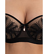 Черен сутиен балконет с бродерия TENDERLY YOURS-3 снимка