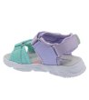 Детски сандали в зелено и лилаво-2 снимка