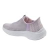 Лилави дамски маратонки с мрежеста горна част и лесно събуване-2 снимка