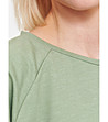 Зелена дамска тениска с къс ръкав-1 снимка