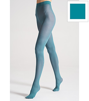 Тюркоазен чорапогащник SATIN 40 DEN снимка