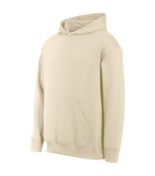 Бежов унисекс суитшърт с качулка Ino снимка