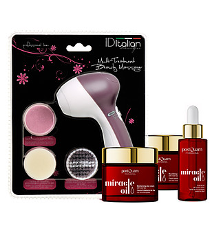 Комплект за лице с илюминизиращ ефект и апликатор за нанасяне снимка