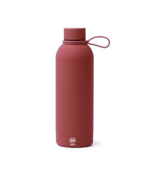 Тъмночервена термо бутилка с дръжка SIVAS 500 мл снимка