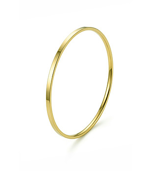 Златист дамски твърд гривна от неръждаема стомана снимка