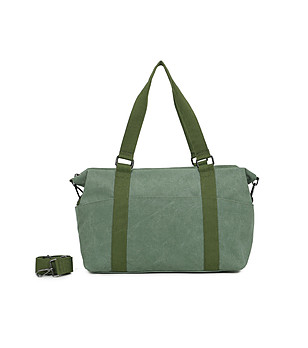 Зелена пътна чанта снимка