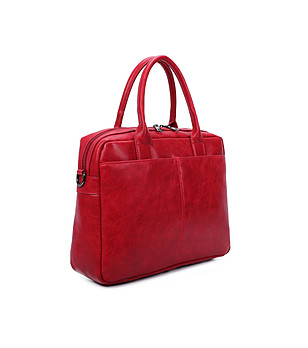 Чанта за лаптоп в червено снимка