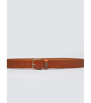 Кафяв кожен колан BELT снимка