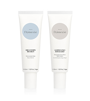 Комплект Soothing Routine маска и нощен крем  снимка
