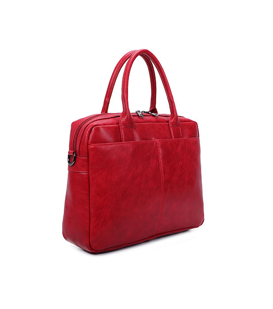 Чанта за лаптоп в червено снимка