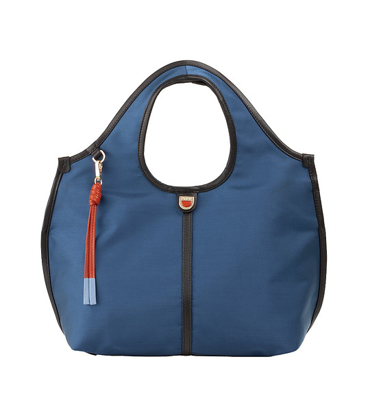 Синя чанта с къси дръжки Nyro снимка