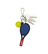 Ключодържател в черно с форма на тенис ракета Racket-3 снимка