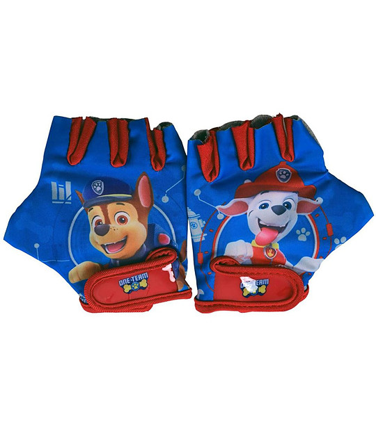 Сини детски ръкавици за велосипед PAW PATROL снимка