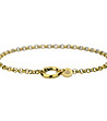 Златист комплект от часовник и гривна Antwerp-3 снимка