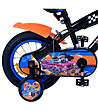 Черен детски велосипед с помощни колела HOT WHEELS 12 инча-2 снимка