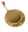 Метален медал с лента MEDAL DRESEL бял-2 снимка