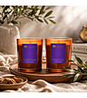 Кехлибарени ароматни свещи Sandalwood & Bergamot 2 x 200 g-1 снимка