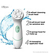 Бял комплект с четка Skin Smoothing & Deep Clean Duo 120 мл-4 снимка