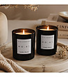 Черна ароматна свещ VANILLA & WOOD NO.41 200 гр-3 снимка