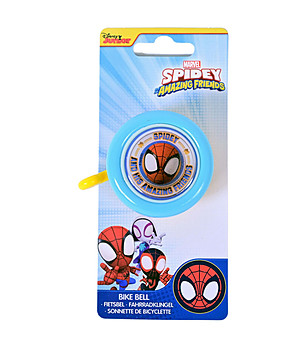 Син звънец за детски велосипед Spidey and His Amazing Friends снимка