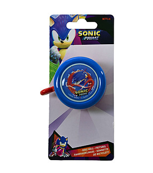 Син звънец за детски велосипед SONIC PRIME снимка