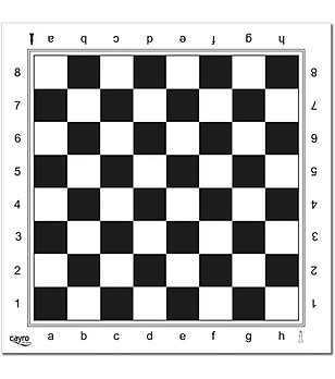 Бяла пластмасова шахматна дъска 45 x 45 снимка