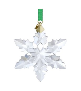 Прозрачен стъклен орнамент снежинка Swarovski Annual Edition 2024 снимка