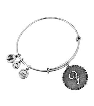 Дамска сребриста гривна с буква Z Alex And Ani снимка