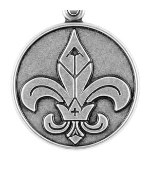 Сребриста гривна с висулка лилия Alex And Ani снимка