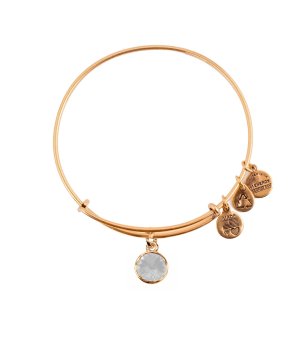 Дамска златиста гривна с висулки Alex And Ani снимка