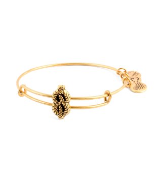Дамска златиста гривна с морски възел Marine Knot Alex And Ani снимка