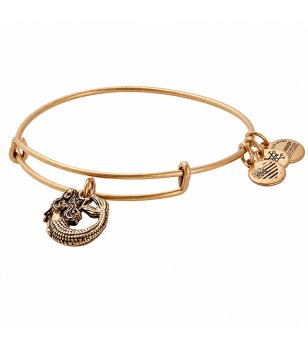 Дамска златиста гривна с морска сирена Alex And Ani снимка