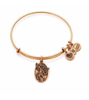 Дамска гривна в златисто с висулка Archangel Michael Alex And Ani снимка