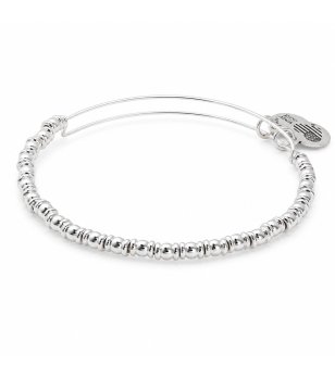 Дамска сребриста гривна с мъниста Alex And Ani снимка