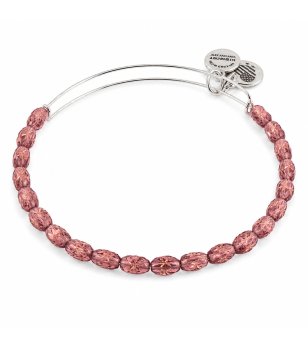 Дамска гривна в цвят слива с мъниста Alex And Ani снимка