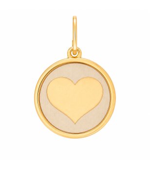 Дамска златиста висулка с мотив сърце Alex And Ani снимка