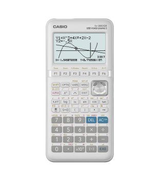 Бял графичен калкулатор Casio fx-9860GIII снимка
