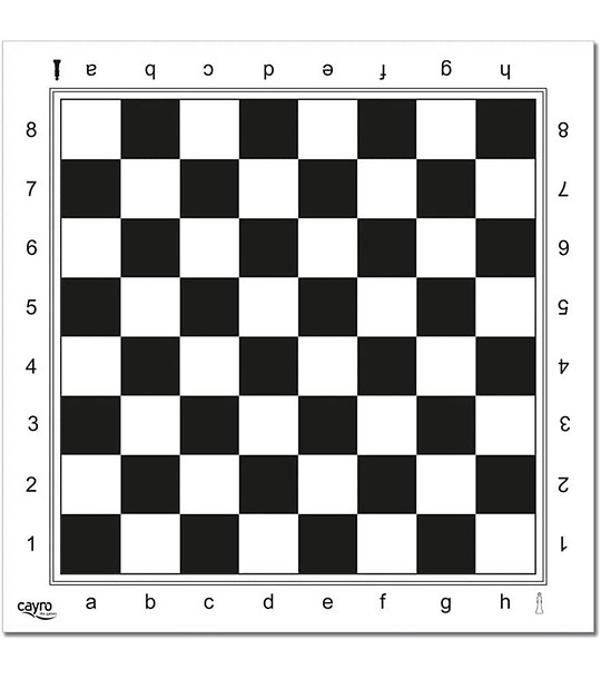 Бяла пластмасова шахматна дъска 45 x 45 снимка
