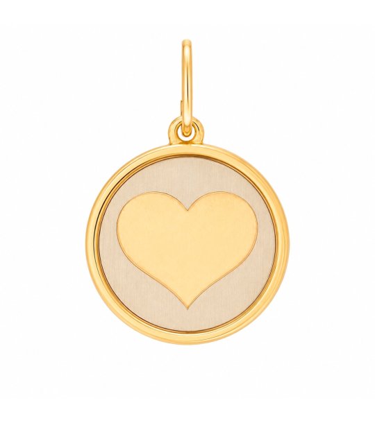 Дамска златиста висулка с мотив сърце Alex And Ani снимка