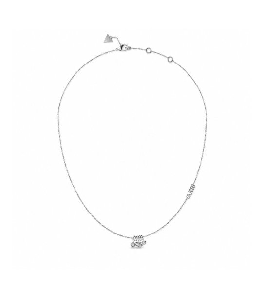 Дамско колие в сребрист цвят Guess Tiny Dancer снимка