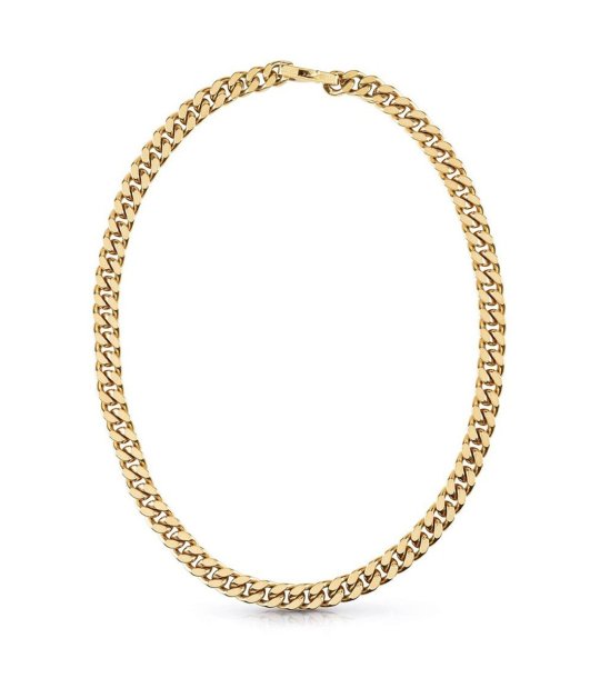 Мъжко златисто колие верижка от неръждаема стомана Guess снимка