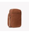 Кафява кожена чанта през рамо JET SET TRAVEL Michael Kors-1 снимка