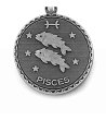 Сребриста гривна с талисман зодия Риби Alex And Ani-1 снимка