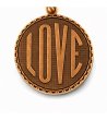 Дамска гривна в цвят розово злато с медальон LOVE Alex And Ani-1 снимка