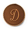 Дамска златиста гривна с буква D Alex And Ani-1 снимка